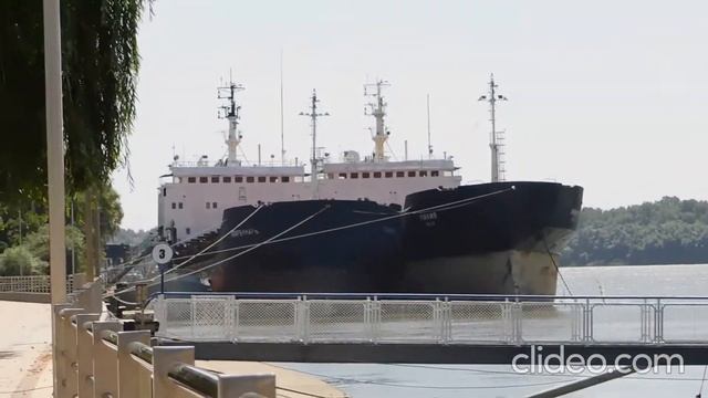 Вид набережной Дуная(набережная Луки Капикраяна)возле Морвокзала в Измаиле! смотреть онлайн