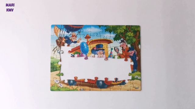 Приключение поросёнка Фунтика - Собираем пазлы для детей |MariKMV смотреть онлайн