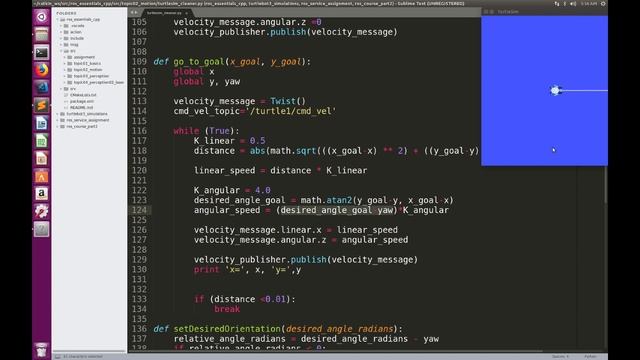 [Udemy ROS] Go to Goal in ROS (Python) смотреть онлайн