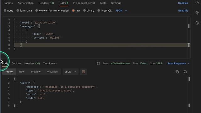 Introduction to the ChatGPT API with Postman смотреть онлайн