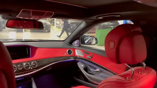 W222 перешив салона в красный цвет как в W223 смотреть онлайн