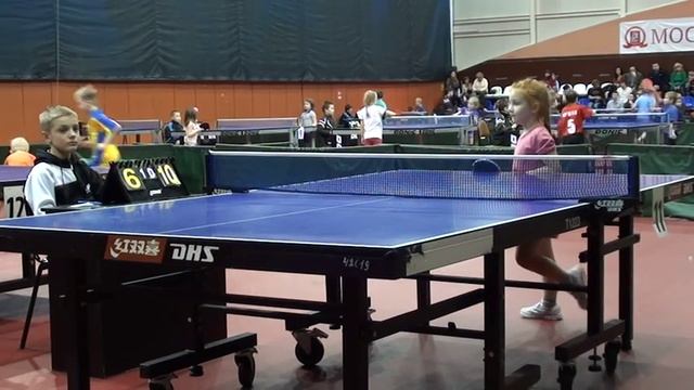 Первенство Центра Настольного тениса в Крылатском. Дети 2006-2007г.р..27.12.2013.Москва. смотреть онлайн