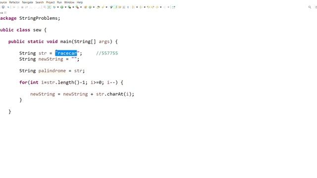 Palindrome String Program in Java... #java #palindromestring смотреть онлайн