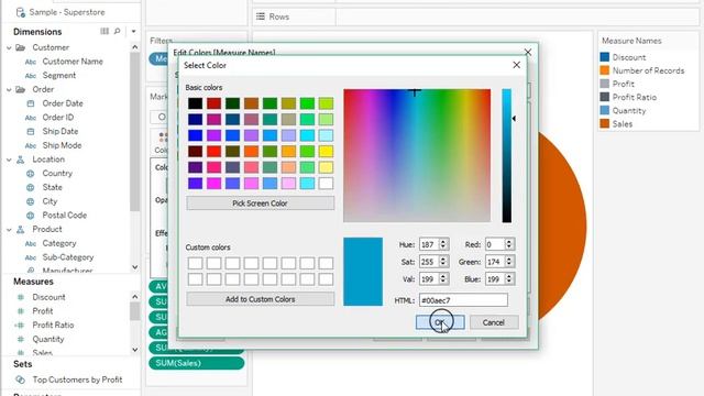 How to get RGB Codes for Palette Colors in Tableau смотреть онлайн