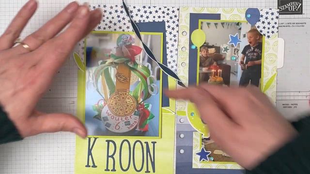 Kroon: Oude foto verwerken in mijn mini album 6 x 8" Pagina смотреть онлайн