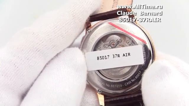 Обзор. Мужские наручные часы Claude Bernard 85017-37RAIR смотреть онлайн
