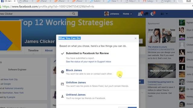 how to block others fake facebook account/ deactivate fake account/block others facebook account смотреть онлайн