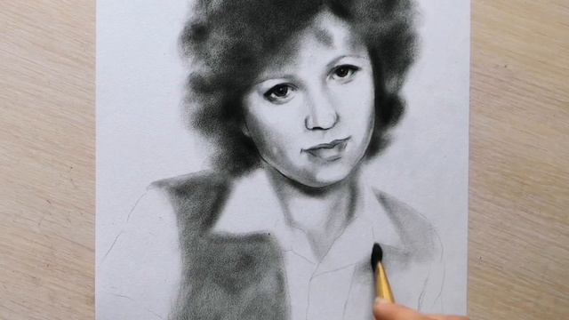 Dry brush. Portrait of mother. After / Сухая кисть.Портрет мамы.Спустя годы. смотреть онлайн