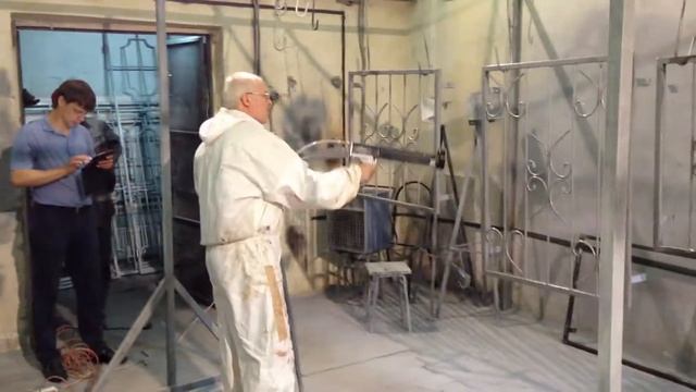 Пусконаладочные работы электростатика Ransburg 2 смотреть онлайн
