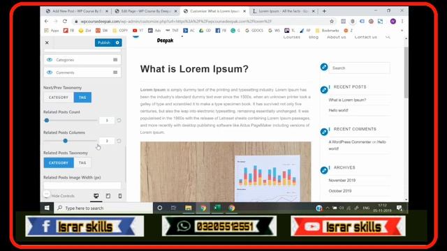 Lesson no 10 WordPress web development course in urdu & Hindi ||website creating|| #wordpress #howt смотреть онлайн