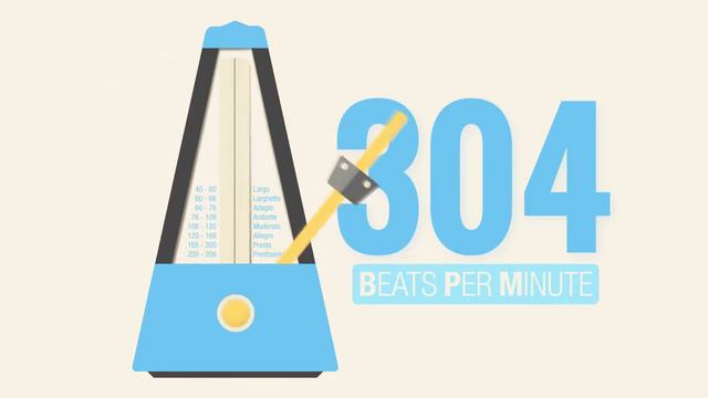 304 BPM Metronome | The BLuetiFuLL MeTRoNoME смотреть онлайн