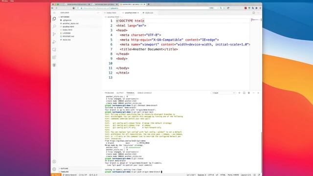 #10 Git merge Tutorial смотреть онлайн