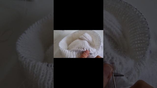 Как связать Капор с манишкой и воротником из пуха норки. 9 смотреть онлайн