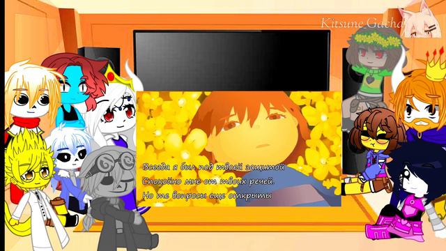 🦊🌸🦊►─═ RUS/ENG Реакция Undertale на fallen angel🦊🌸🦊 смотреть онлайн