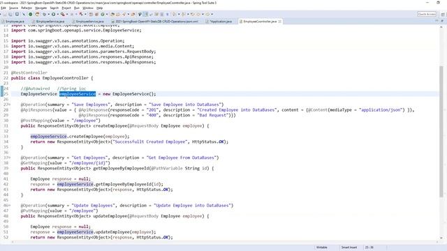 2021-SpringBoot-OpenAPI-StaticDB-CRUD-Operations - #2 смотреть онлайн