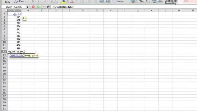 How to Use Excel Quartile Function смотреть онлайн
