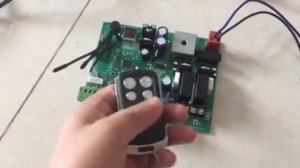 Прописывание пультов в блок управления распашными воротами