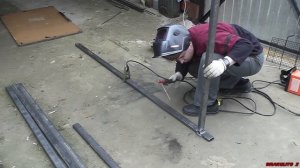 Мангал своими рукам с крышей, топкой, подказанником (Часть 1)