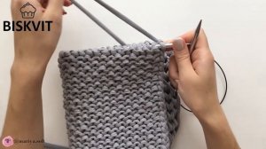 Вязаная подушка спицами. Как связать чехол/наволочку для подушки из трикотажной пряжи|Crochet Pillo