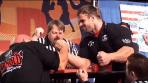 Денис Цыпленков и Richard Lupkes. Самая напряженная схватка в армрестлинге двух титанов.