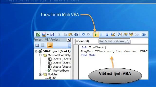 [Excel VBA] Tạo Module VBA trong Excel_Tin học thực hành смотреть онлайн