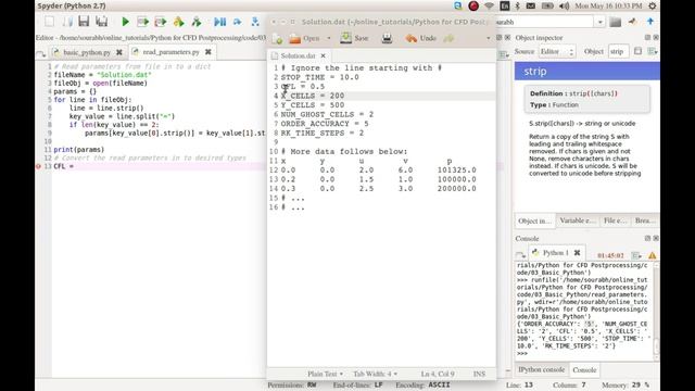 Reading Parameters From a File - Python смотреть онлайн