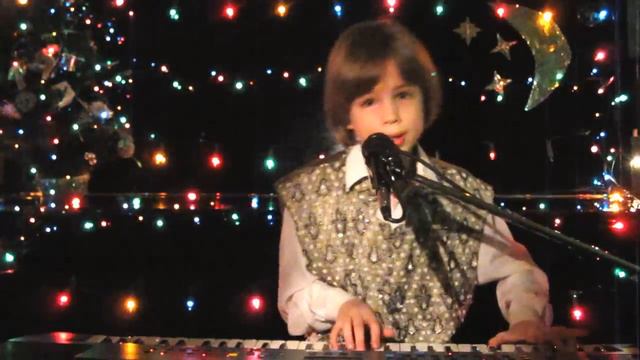 "Рождество"композитор А.Шило 7лет.Christmas song composer A.Shilo 7y. смотреть онлайн