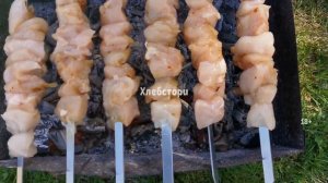 Вкусный, сочный куриный шашлык из филе курицы на мангале. Отличный рецепт маринада по быстрому