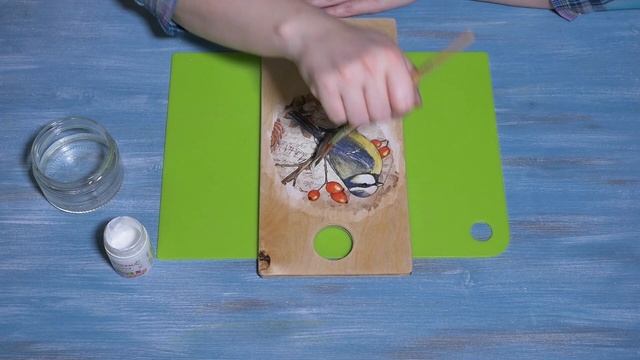 Декупаж на дереве | Decoupage Tutorial DIY