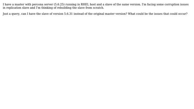 Databases: Percona server Master-Slave version query смотреть онлайн