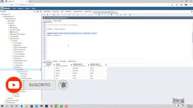 Actualización de Datos - UPDATE PostgreSQL #5 смотреть онлайн