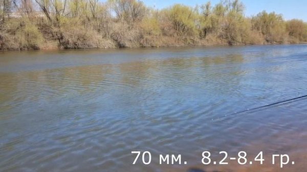 "Dive-Z-zero" и "Быстрянка 65мм.-flash"  - жерех, новые приманки. Видеоблог 122.