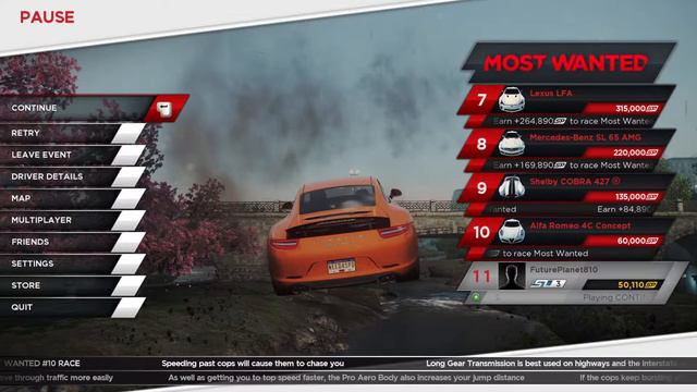 Need For Speed Mostwanted || Autolog || Racing