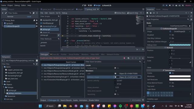 Item Pickups and Adding Items to Inventory - Godot 4 Resource Gathering Tutorial смотреть онлайн