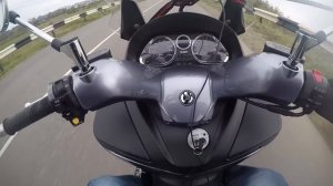 Реальный разгон 0-100 максискутера 400 / SYM 400/ сток