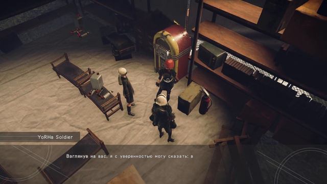 Прохождение Nier Automata#2 Лагерь сопротивления.