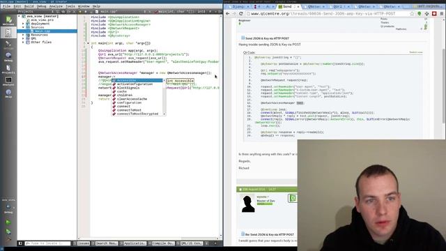Qt C++ API Request Livestream 2 смотреть онлайн