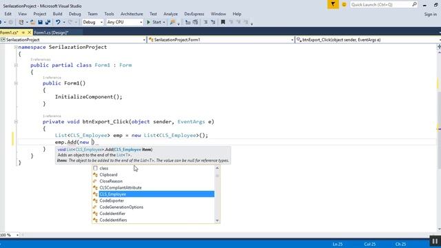 C# Serialize Object To XML Part 1 смотреть онлайн