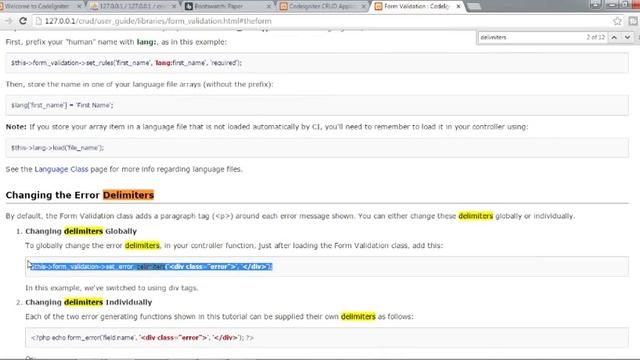 Codeigniter CRUD Application - User Validation and Insert Record смотреть онлайн