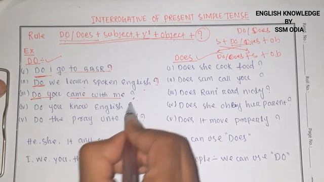Interrogative of present simple/simple tense/present tense/tense смотреть онлайн