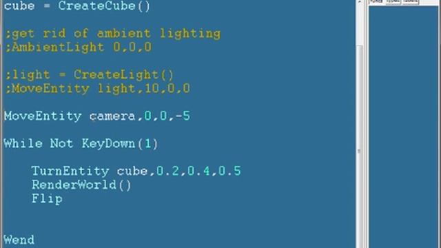 Blitz3D for beginners - Part1 смотреть онлайн