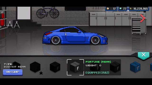 Nissan 350z Tokyo Drift | Pixel Car Racer | 2800+HP LS engine смотреть онлайн