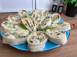 Лаваш со шпротами, огурцом, сыром и яйцами | блюда на праздник | закуска | рецепты просто