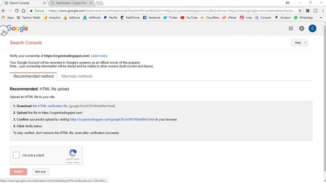 How To Add Your Wordpress Website To Google Webmaster Tools / Google Search Console. смотреть онлайн