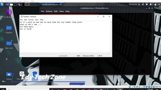 How To Send spoof SMS in kali linux | Send Messages Anonymously смотреть онлайн