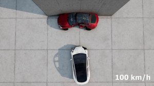 Tesla Model S Plaid vs Tesla Model 3 Performance ? 200 km/h ? BeamNG.drive CRASH test