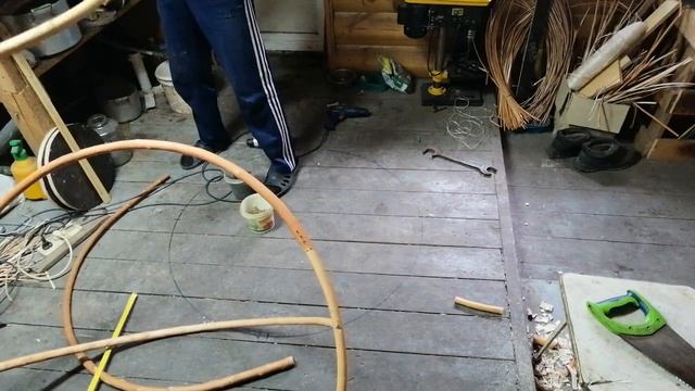 Кресло Papasan натуральной ивы ручная работа. часть 2 смотреть онлайн