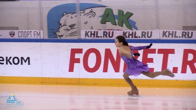 Лапшина Мария Весенняя капель 2018 2 юношеский разряд смотреть онлайн