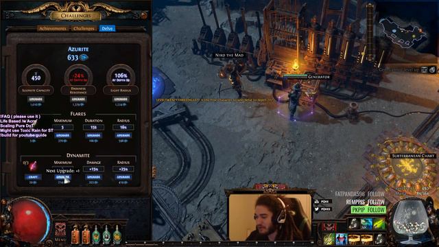 Path of Exile Delve SSFHC - Day 1 & 2 Progress ( Toxic Rain + Caustic Arrow Trickster ) смотреть онлайн
