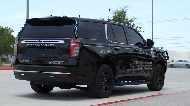 Feniex Install // Desoto Parish Police Tahoe смотреть онлайн